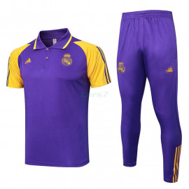 Polo Real Madrid 2024/2025 Morado/Amarillo