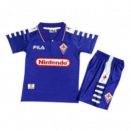 Camiseta Fiorentina 1ª Equipación Retro 1998 Niño Kit