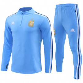 Sudadera de Entrenamiento Argentina 2024 Kit Azul Claro