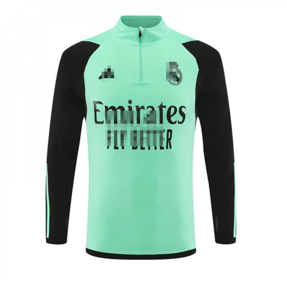 Sudadera de Entrenamiento Real Madrid 2024/2025 Verde/Negro