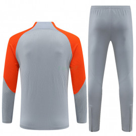 Sudadera de Entrenamiento Inter de Milán 2024/2025 Gris/Naranja