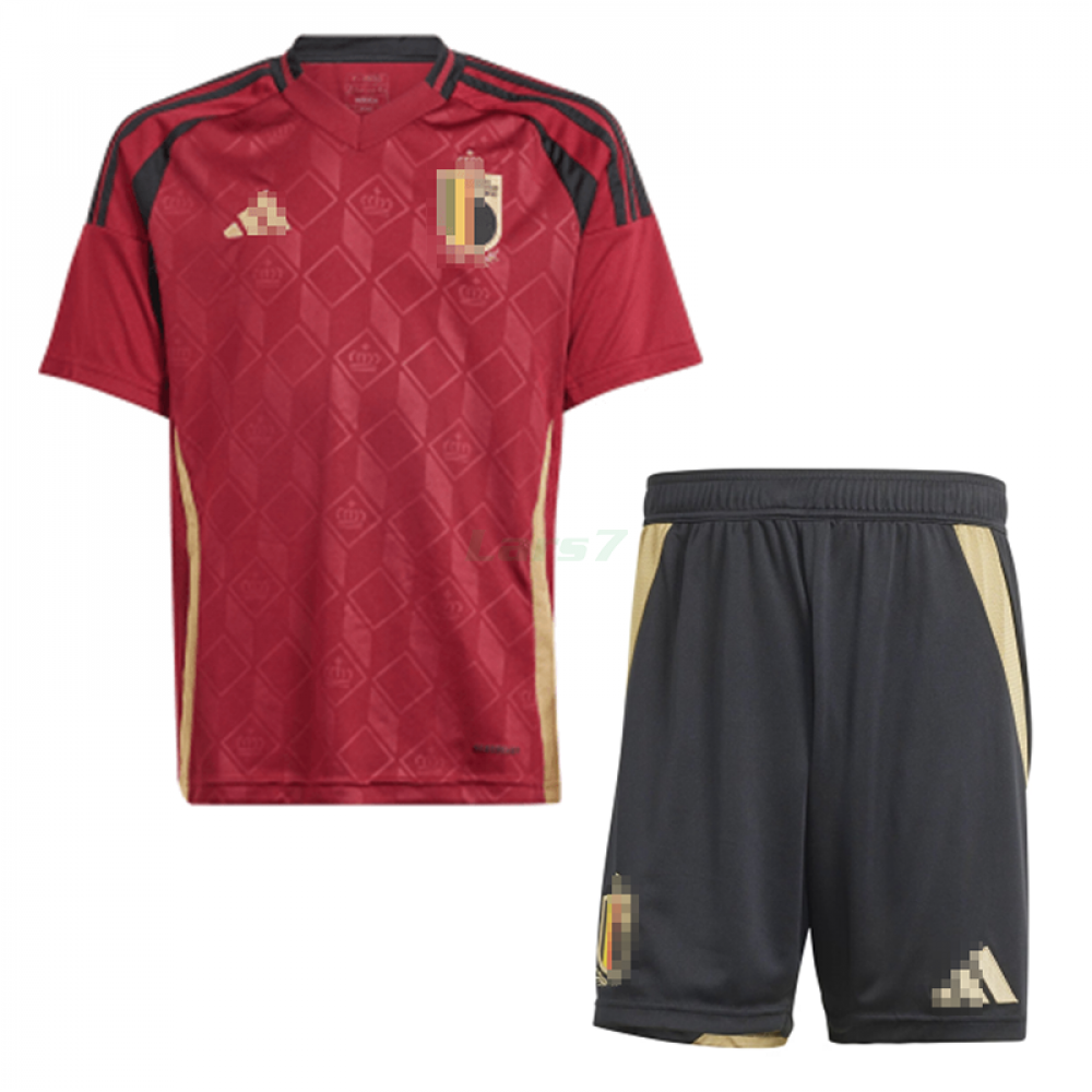 Camiseta Bélgica 1ª Equipación 2024 Niño Kit