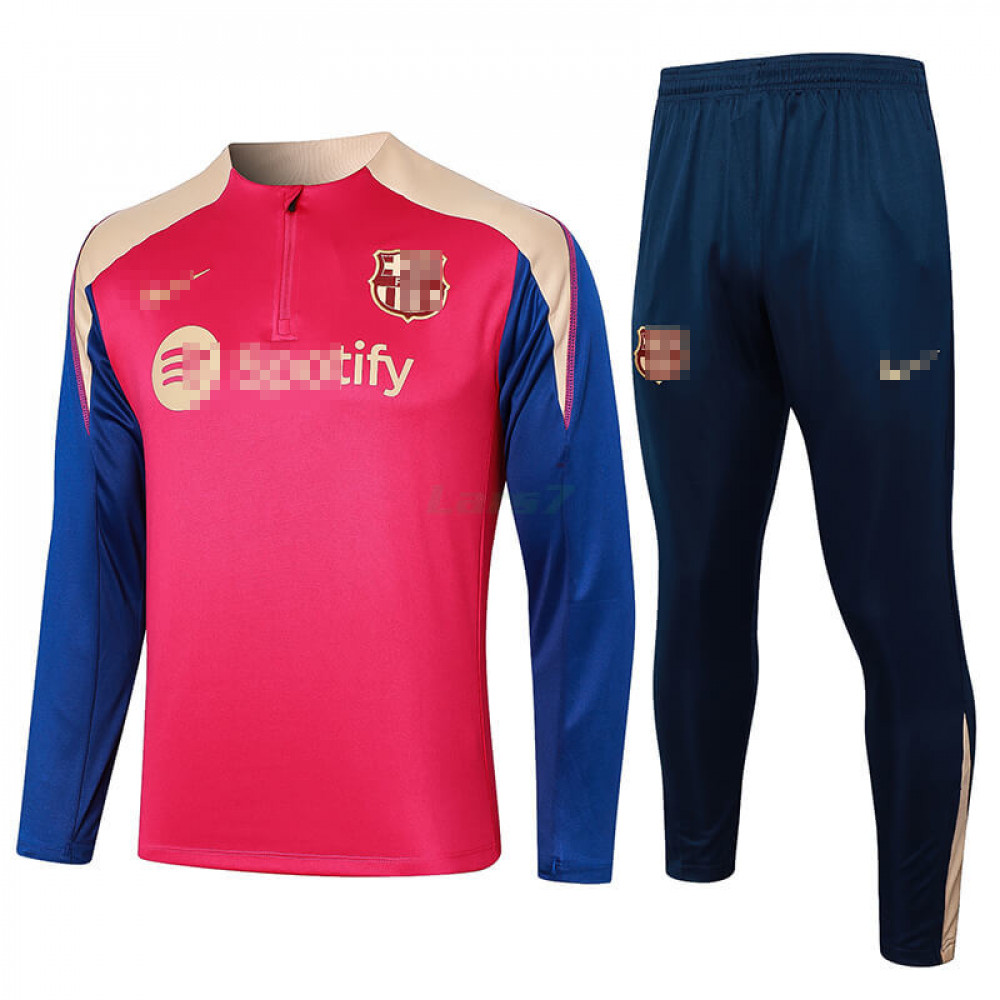 Sudadera de Entrenamiento Barcelona 2024/2025 Kit Rojo/Azul/Dorado