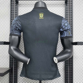 Camiseta Brasil 2024 Negro/Gris (EDICIÓN JUGADOR)