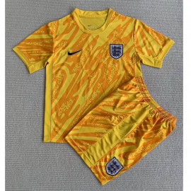 Camiseta De Portero Inglaterra 2024 Niño Kit Amarillo