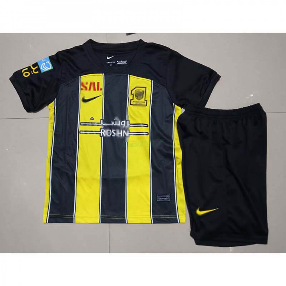 Camiseta Al-Ittihad 1ª Equipación 2023/2024 Niño Kit