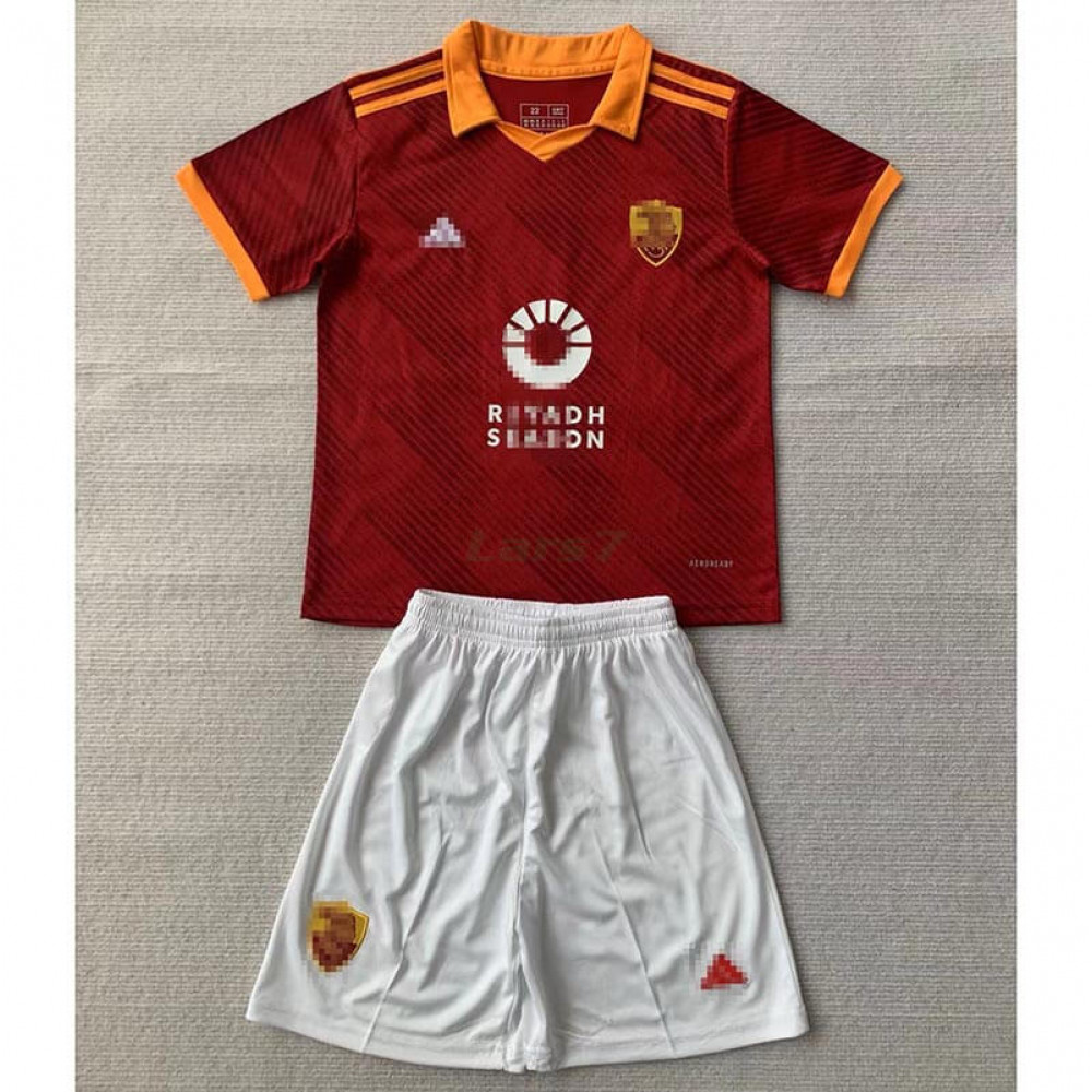 Camiseta AS Roma 4ª Equipación 2023/2024 Niño Kit