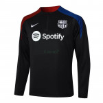 Sudadera de Entrenamiento Barcelona 2024/2025 Negro/Rojo/Azul