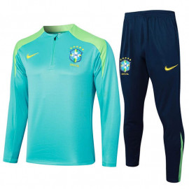 Sudadera de Entrenamiento Brasil 2024 Kit Verde