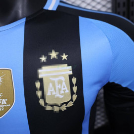 Camiseta Argentina 2024 Azul/Negro (EDICIÓN JUGADOR)