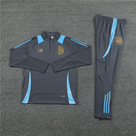 Sudadera de Entrenamiento Argentina 2024 Kit Gris/Azul