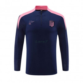 Sudadera de Entrenamiento Atlético de Madrid 2024/2025 Azul Marino/Rosa