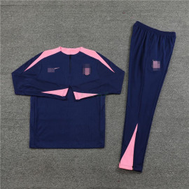 Sudadera de Entrenamiento Atlético de Madrid 2024/2025 Kit Azul Marino/Rosa