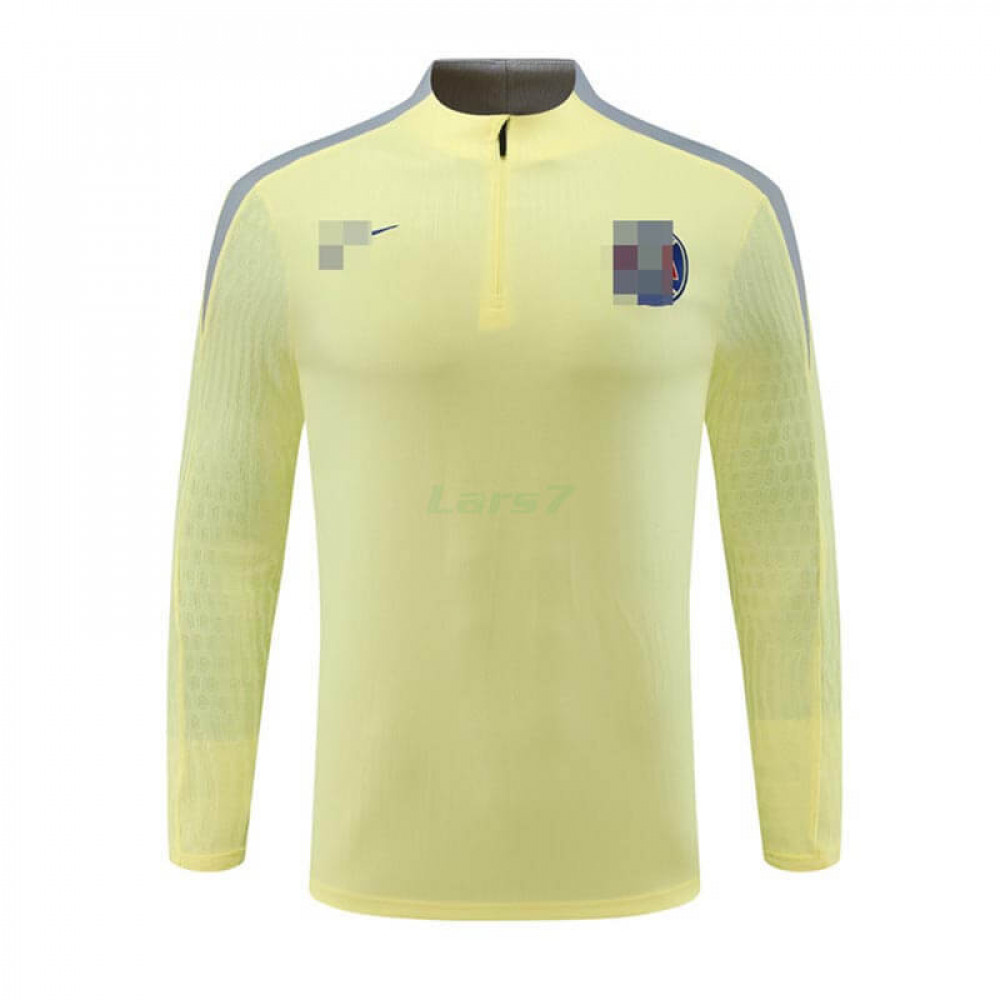 Sudadera de Entrenamiento Club America 2024/2025 Amarillo Claro