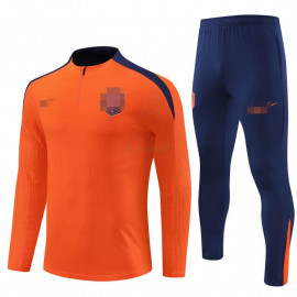 Sudadera de Entrenamiento Holanda 2024 Kit Naranja