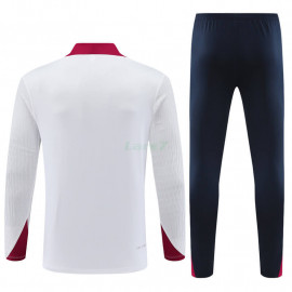 Sudadera de Entrenamiento Inglaterra 2024 Blanco/Rojo