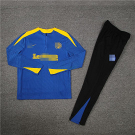 Sudadera de Entrenamiento Inter de Milán 2024/2025 Kit Azul/Amarillo