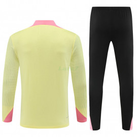 Sudadera de Entrenamiento PSG 2024/2025 Amarillo Claro/Rosa