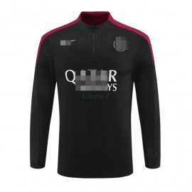 Sudadera de Entrenamiento PSG 2024/2025 Negro/Rojo