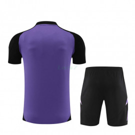 Camiseta de Entrenamiento Alemania 2024 Kit Morado/Negro