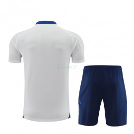 Camiseta de Entrenamiento Italia 2024 Kit Blanco/Azul