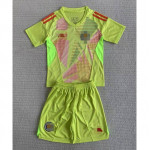 Camiseta De Portero Escocia 2024 Niño Kit Amarillo