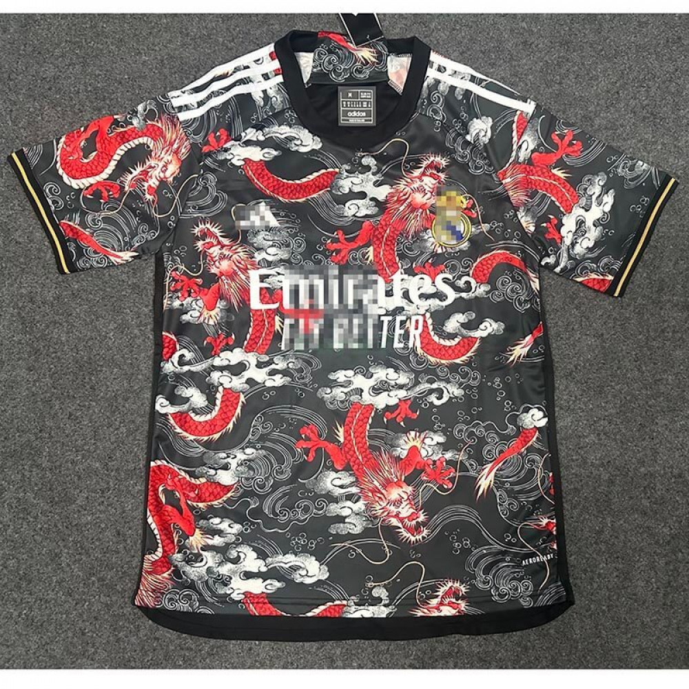 Camiseta Real Madrid 2024/2025 Especial Edición Negro/Rojo