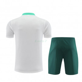 Camiseta de Entrenamiento Portugal 2024 Niño Kit Blanco/Verde