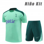 Camiseta de Entrenamiento Tottenham Hotspur 2024/2025 Niño Kit Verde