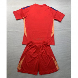 Camiseta De Portero Italia 2024 Niño Kit Rojo