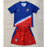 Camiseta EE.UU. 2ª Equipación 2024 Niño Kit