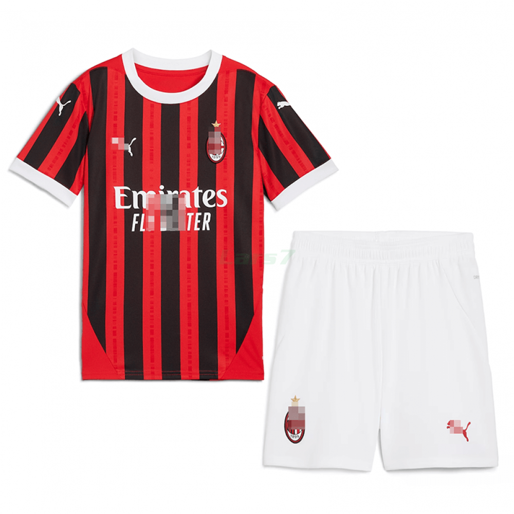 Camiseta AC Milan 1ª Equipación 2024/2025 Niño Kit