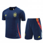 Camiseta de Entrenamiento España 2024 Kit Azul Marino