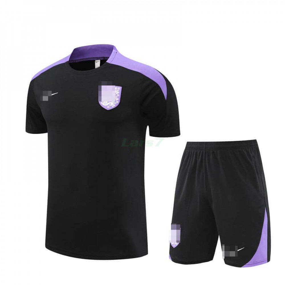 Camiseta de Entrenamiento Inglaterra 2024 Kit Negro/Morado