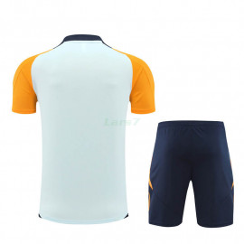 Camiseta de Entrenamiento Real Madrid 2024/2025 Kit Azul Claro/Naranja