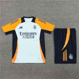 Camiseta de Entrenamiento Real Madrid 2024/2025 Kit Azul Claro/Naranja