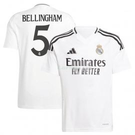 Camiseta Bellingham 5 Real Madrid 1ª Equipación 2024/2025