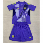 Camiseta De Portero Escocia 2024 Niño Kit Morado