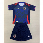 Camiseta Japón 2024 Anime Azul Niño Kit