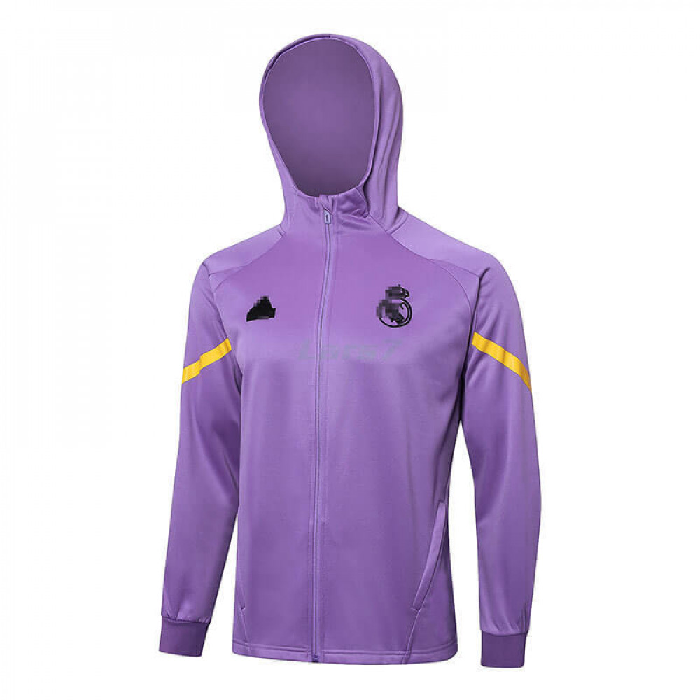 Chaqueta Real Madrid 2024/2025 Con Capucha Morado