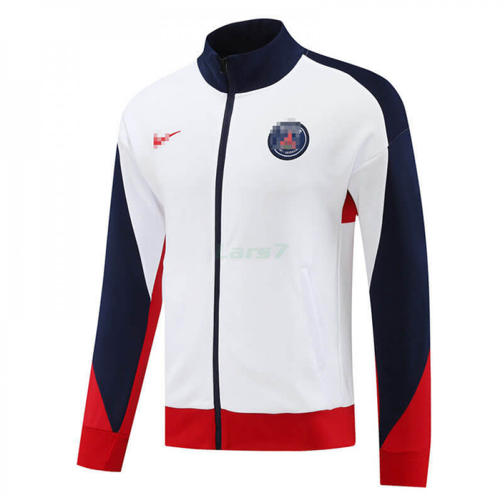 Chaqueta PSG 2024/2025 Blanco/Azul/Rojo