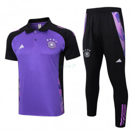 Polo Alemania 2024 Morado/Negro