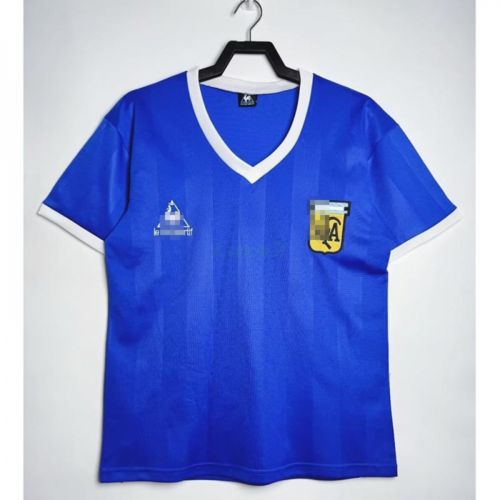 Camiseta Argentina 2ª Equipación Retro 1986