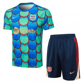 Camiseta de Entrenamiento Barcelona 2024/2025 Kit Verde/Azul