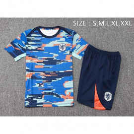 Camiseta de Entrenamiento Holanda 2024/2025 Kit Azul/Naranja