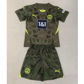 Camiseta De Portero Borussia Dortmund 2024/2025 Niño Kit Verde Oliva