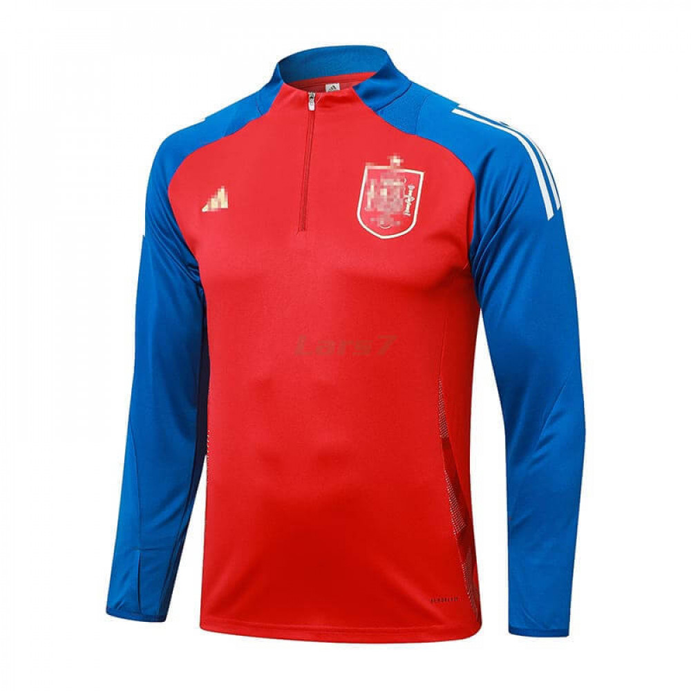 Sudadera de Entrenamiento España 2024 Rojo/Azul