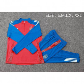 Sudadera de Entrenamiento España 2024 Kit Rojo/Azul