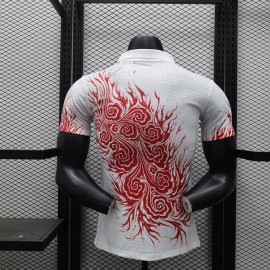 Camiseta Japón 2024 Blanco/Rojo (EDICIÓN JUGADOR)