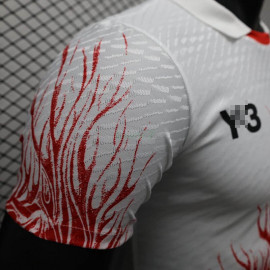 Camiseta Japón 2024 Blanco/Rojo (EDICIÓN JUGADOR)